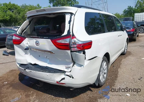 2017 Toyota Sienna Limited 7 Passenger from USA, damaged, VIN 5TDDZ3DC5HS150577